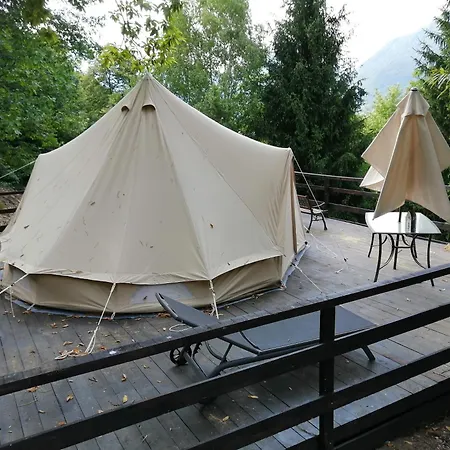 Glamping C Selva Tenda Castagno مكان تخييم *
